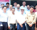 Tenka GP office bearers visit UPCL power plant at Yellur